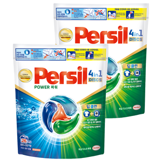 퍼실 디스크 파워 캡슐세제 파우치, 26개입, 2개