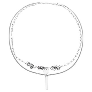 PEONIST 男款時尚雙層項鍊