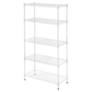 comet 五層收納架 最大承重90kg, 白色, 5層