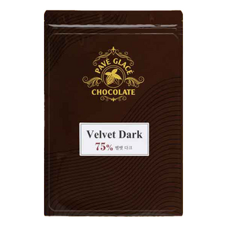 파베글라스 다크 커버춰 리얼 75% Velvet 초콜릿, 1개, 400g