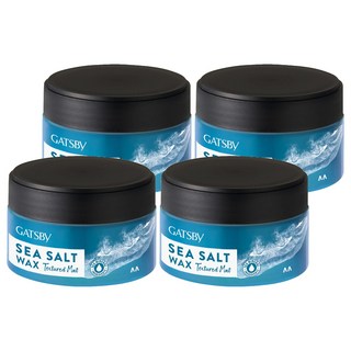 GATSBy 海鹽消光髮蠟 紋理線條, 80g, 4個