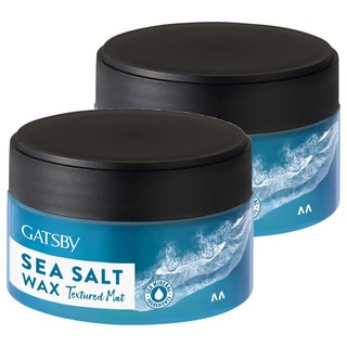 GATSBy 海鹽消光髮蠟 紋理線條, 80g, 2個