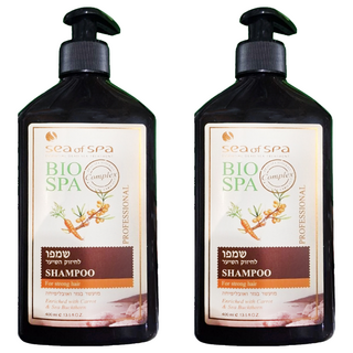 sea of spa 胡蘿蔔沙棘油洗髮乳 強健型, 400ml, 2瓶