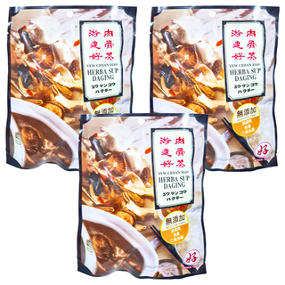 游建好 肉骨茶湯滷包, 純天然中藥材調製, 無添加化學物料及防腐劑, 50g, 3包