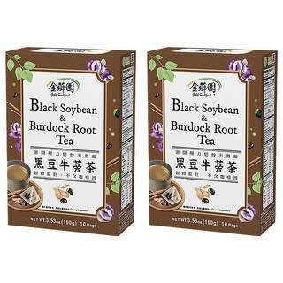 薌園 黑豆牛蒡茶, 10g, 10包, 2盒