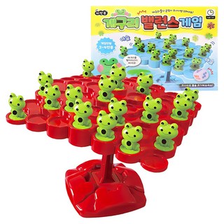 아가플러스 개굴개굴 균형잡기 게임 세트, 랜덤 발송, 1세트