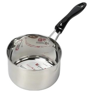 PEARL LIFE 珍珠金屬 IH爐適用 不鏽鋼牛奶鍋, 14cm, 不鏽鋼, 1個