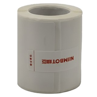 NIIMBOT B21 感熱貼紙 防水 防油 防刮 防撕, 8m, 純白