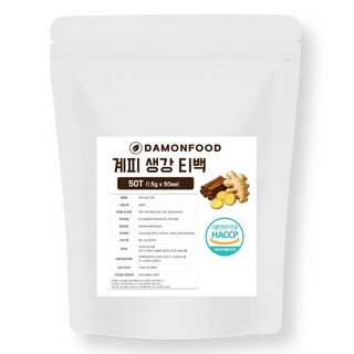 담온푸드 계피 생강차 티백, 1.5g, 1개, 50개입