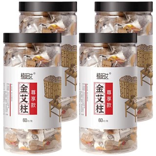 楠陽艾 陳年金艾柱 尊享款 1.8 x 2.7cm 60顆, 4個