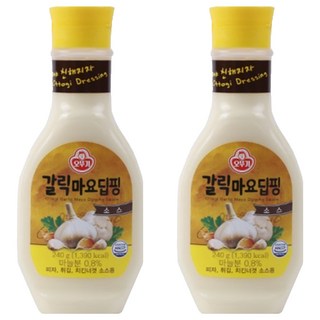 오뚜기 갈릭마요 딥핑소스, 240g, 2개