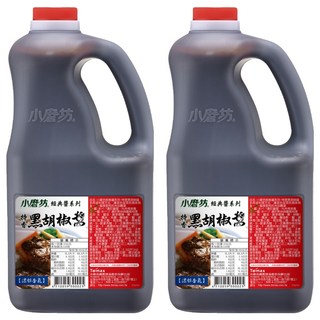 小磨坊 特香黑胡椒醬, 2.3kg, 2桶