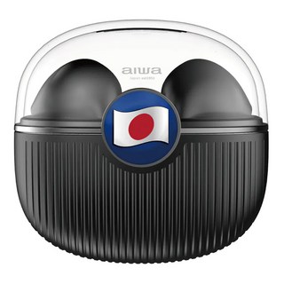 愛華 aiwa 真無線藍牙耳機 AT-X80U 單耳3克輕量 IPX5防水 ENC環境降噪, 黑色