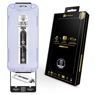 HODA 好貼 霧面AR抗反射玻璃保護貼 附無塵太空艙, 1個