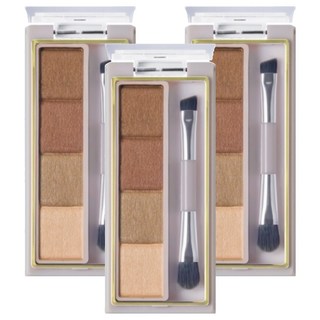 Excel 四色眉粉盤, EP03秋季米色, 3件