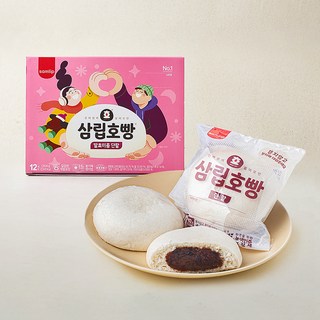 삼립 호빵 발효미종 단팥, 92g, 12개입, 1개