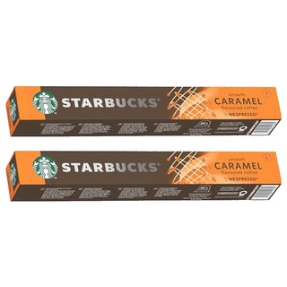 STARBUCKS 星巴克 順滑焦糖風味膠囊咖啡 Nespresso咖啡機適用, 5.1g, 10顆, 2盒