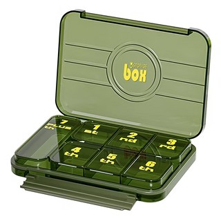 便攜式 7格藥盒 17x13x3cm, 1個