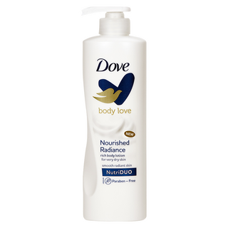 Dove 多芬 Body Love系列 保濕亮澤身體乳液 富含NutriDUO 適用於非常乾燥的皮膚, 400ml, 1瓶