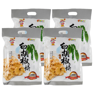 Onlyone 海龍王 白胡椒餅 台灣製造, 140g, 4包