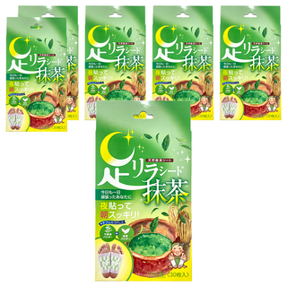 Ashirira 樹之惠 樹液足貼 抹茶 舒緩足部疲勞, 30個裝, 6包