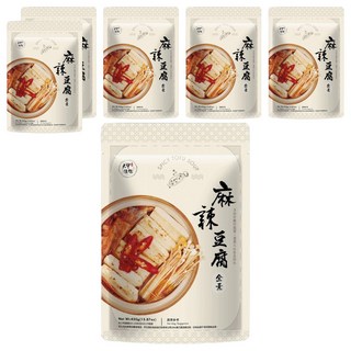 大甲佳旭 麻辣豆腐 全素 非基改豆腐, 450g, 6包