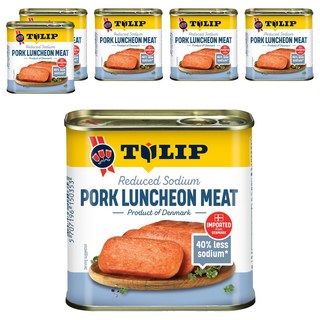 TULIP 特級豬肉餐肉，減鈉40%，340g, 6罐
