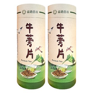 蔴鑽農坊 牛蒡茶片罐, 400g, 2罐