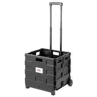 Home Planet 折疊式多功能手推車, 黑色, 1個