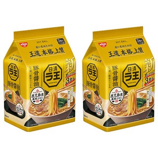 NISSIN 日清 拉王 豚骨醬油風味麵 100g, 3包, 6包