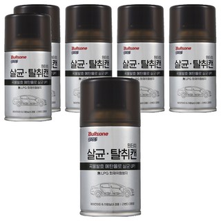 불스원 살라딘 원터치 살균 차량용탈취제, 112g, 6개