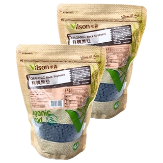 Vilson 米森有機 有機黑豆, 慈心有機驗證商品 無添加防腐劑、人工香料及色素, 450g, 2包