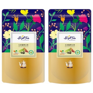 High Tea 伂橙 玉米鬚黑豆茶 玉米鬚清甜 蕎麥芳香 無咖啡因, 3g, 12包, 2袋