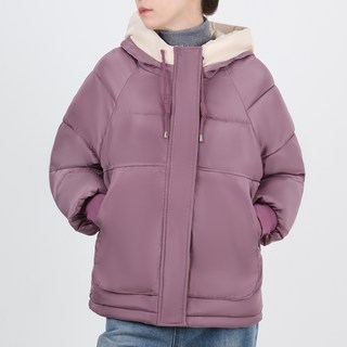 Elsso 女款基本百搭風連帽鋪棉外套