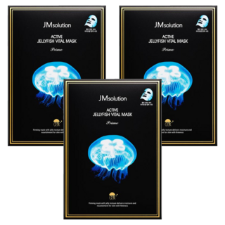 제이엠솔루션 액티브 젤리피쉬 바이탈 프라임 마스크팩, 330ml, 3개