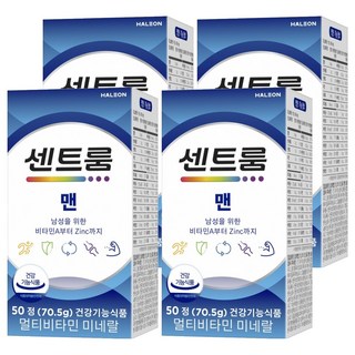 센트룸 맨 멀티비타민 미네랄, 50정, 4개