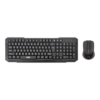 INTOPIC 廣鼎 2.4GHz無線鍵盤滑鼠組, KCW-959, 黑色, 一般型