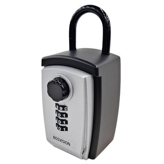 BOSVISION 博士威 大容量掛勾式密碼鎖鑰匙盒 + 晶片車鑰匙訊號屏蔽袋