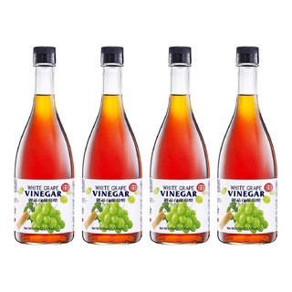 十全御品白葡萄醋 600ml, 4瓶