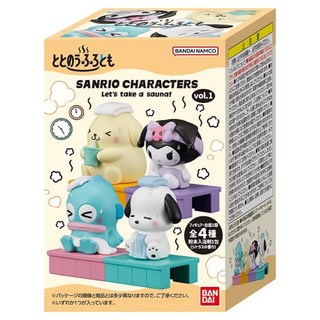 BANDAI SANRIO 沐浴劑 + 玩具 人魚漢頓 Set 全4種, 25g, 1組