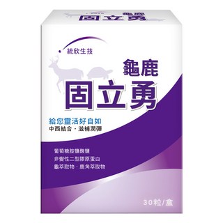 統欣生物科技 龜鹿固立勇 500mg, 30顆, 1盒