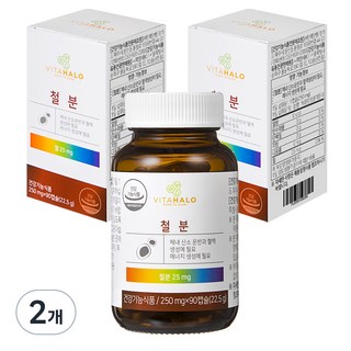 VITAHALO 補鐵膠囊, 90顆, 2罐