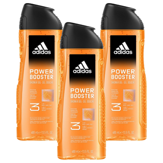 adidas 愛迪達 男性三合一潔顏洗髮沐浴露 極限釋放, 400ml, 3瓶