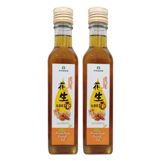 虎尾鎮農會 虎尾花生油100%, 560ml, 2瓶