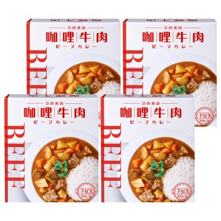 味王 咖哩牛肉調理包 2包入, 400g, 4盒