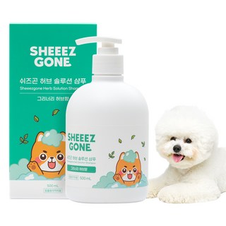 쉬즈곤 순한 허브 솔루션 케어 애견 샴푸, 500ml, 1개