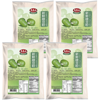 馬玉山 新鮮綠豆粉, 450g, 4包