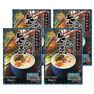 金錢豹 日式茶碗蒸蛋粉 魚板玉米 2入, 40g, 4袋