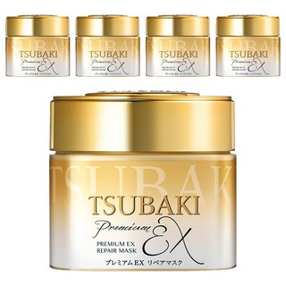 TSUBAKI 思波綺 金耀瞬護髮膜, 180g, 5個