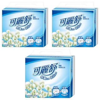 Scott 可麗舒 柔韌抽取式衛生紙, 10包, 3袋